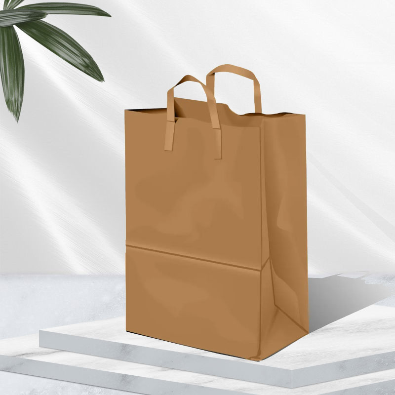 Geantă de mână din hârtie kraft: o alternativă durabilă și elegantă